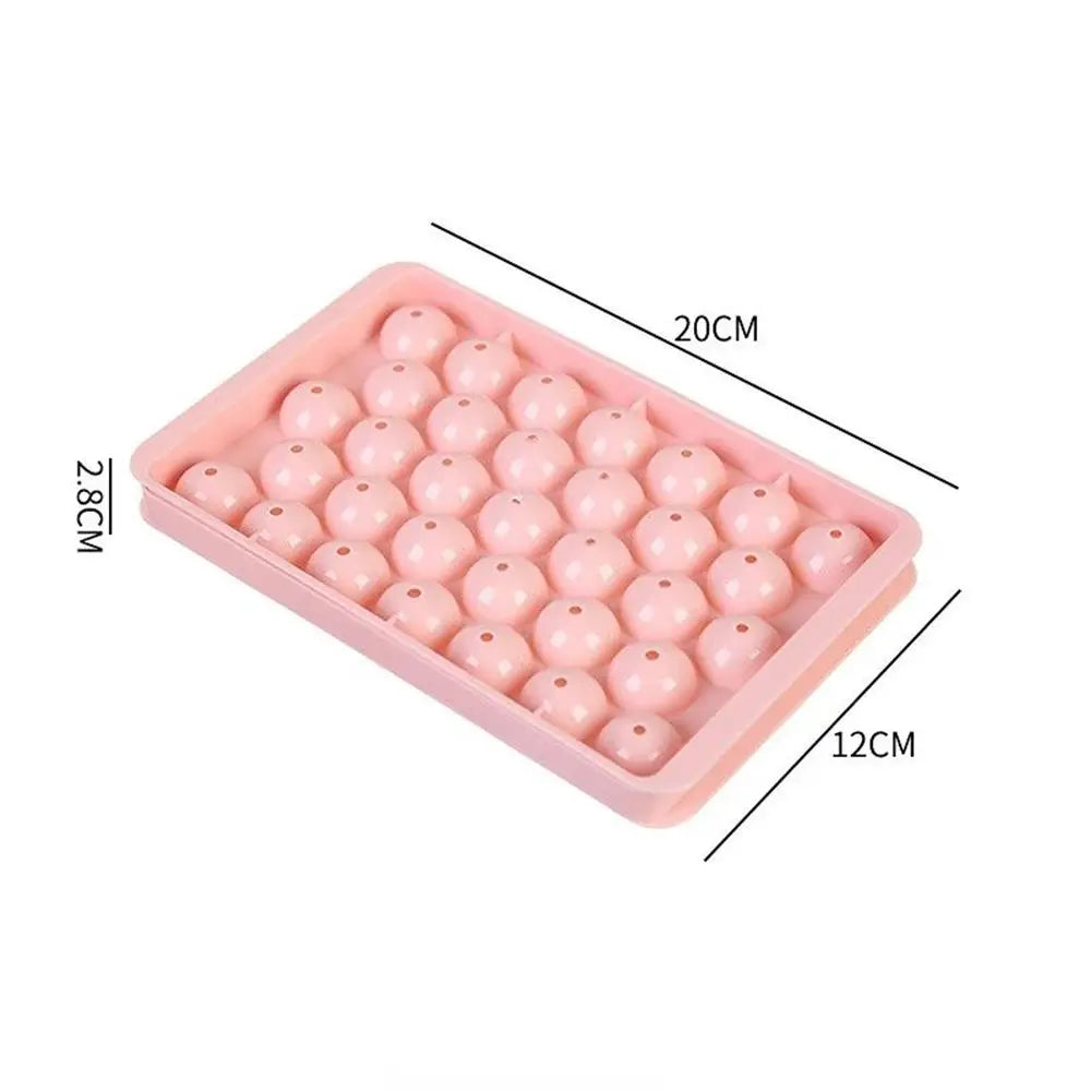 33 Ice Boll Hockey PP Mold Frozen Whiskey Ball Popsicle Ice Cube Tray Box Lollipop Making Gifts Kitchen Tools Accessories 1pcs