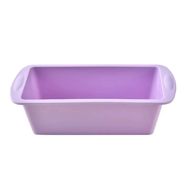 1Pc Household Rectangular Silicone Mold Candy Toast Mould Easter Bread DIY Kitchen Supplies Cake Bakeware Pan Baking Tools