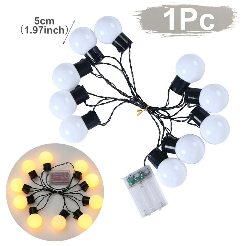 73cm Giant Figure White Warm Light Up Number 0-9 Frame Balloon Filling Box with 10 Lights Birthday Wedding Decor Baby Shower