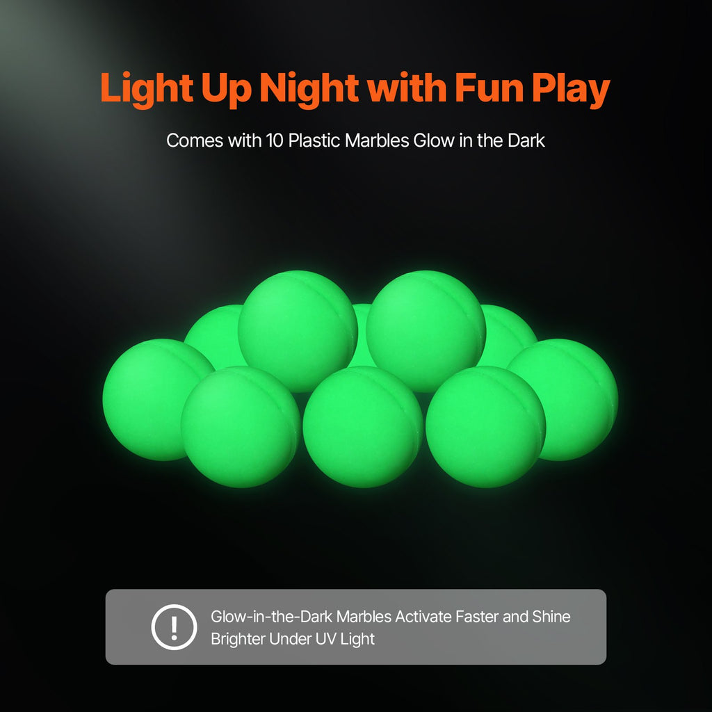 Marble Run Set, 110 Piece Marble Maze Building Block Brain Game, With 10 Glow In The Dark Marbles + 20 Glass Marbles, Educational Learning Race Track STEM Toys, For Kids, Boys, Girls Ages 3 +