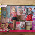Authentic Barbie Mabuli Traveler Toy Set Girls Birthday Gift Children Pretend Play Educational Fun Creative Dolls Collection