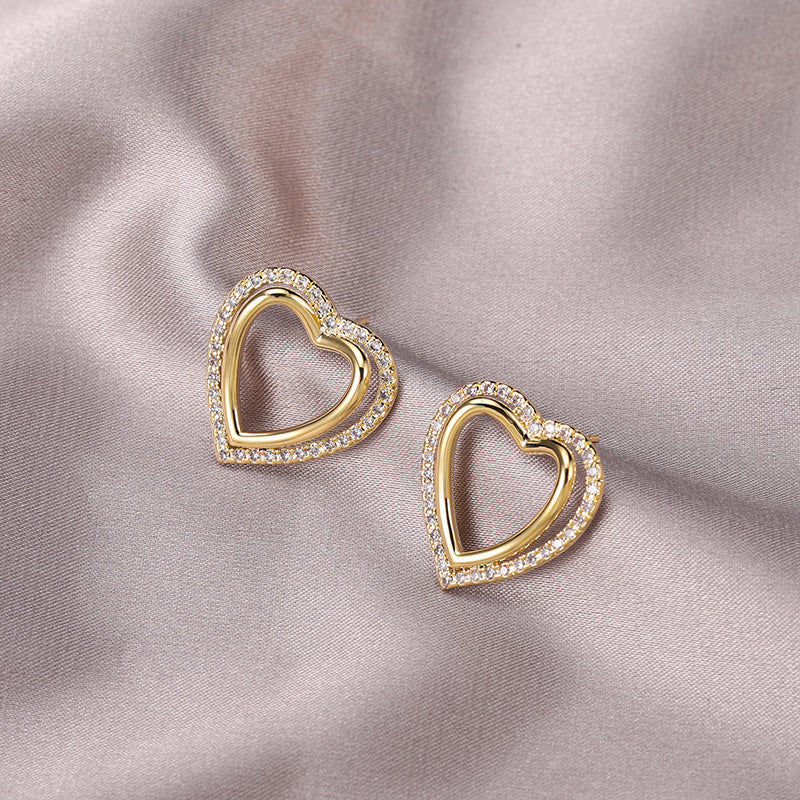 Fashion Simple Temperament Earrings Net Red Earrings Irregular Earrings