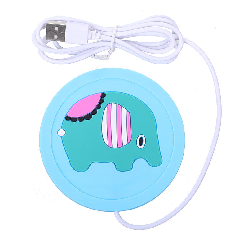 Portable Cup Heating Pads Portable USB Electric Silicone Warm Mat Milk Tea Coffee Keep Warming Cup Pad Mug Warmer Wholesale