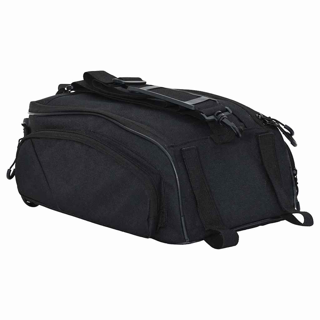 bicycle bag, black, 38 x 21 x 16 cm, polyester