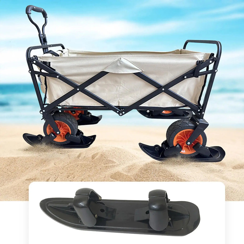 Scooter Ski Sled Kids Winter Balance Scooter Ski Board Sled Skiing Attachment For Bicycle Outdoor Sports Lakeside Paths Resort