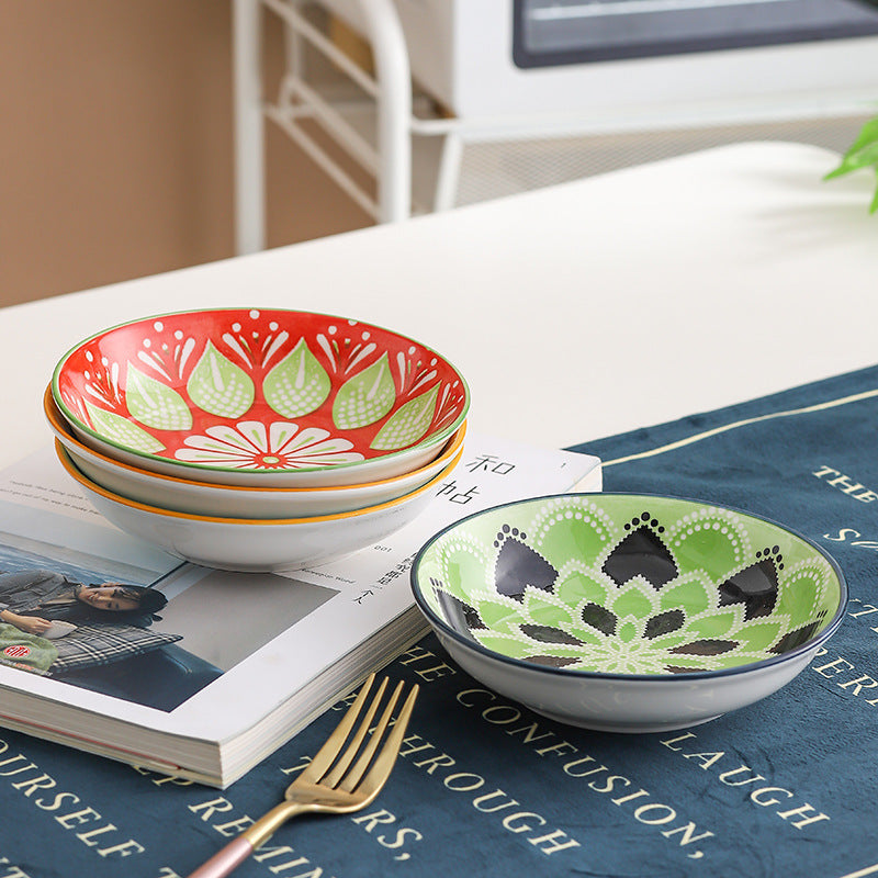 Bohemian Ceramic Sauce Dish Spit Bones