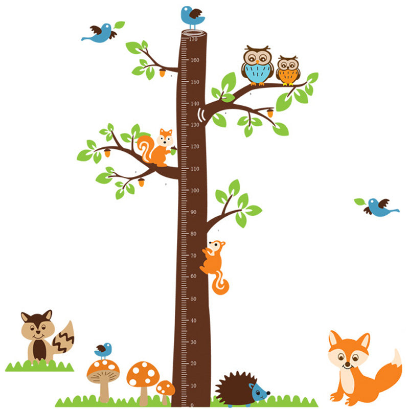 Kids Cartoon Height Wall Sticker