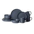 12-Piece Stoneware Dinnerware Sets With Mugs  Microwave  Dishwasher Safe  Non-Toxic Dinner Plates Bowls Set Stackable Matte Glaze Kitchenware For 3