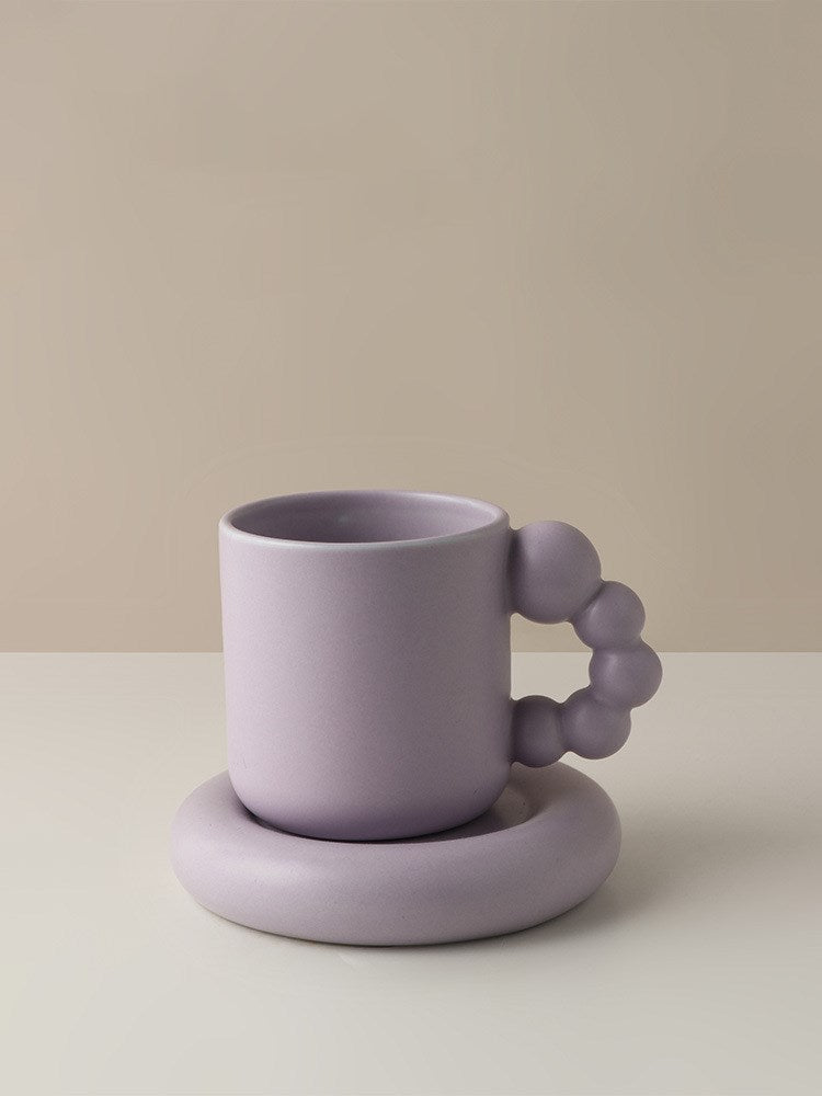 Rotating Ball Handle Design Coffee Candied Haws Mug