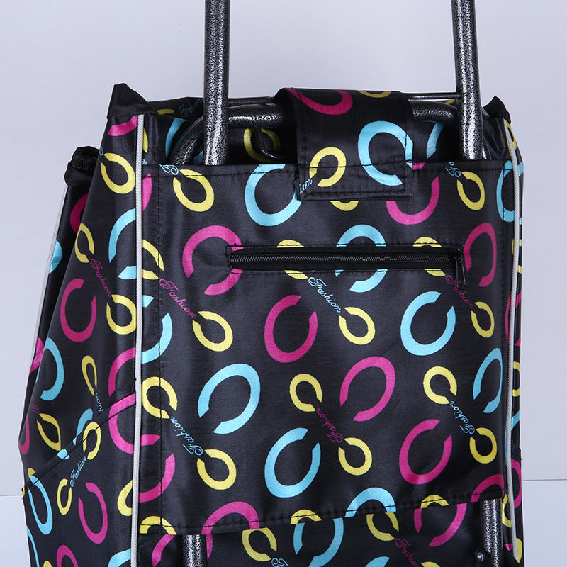 Shopping Bags For Trolley Cart Shopping Cart Woman Shopping Basket Trailer Portable Cart Large Shopping bags Foldable Handbag