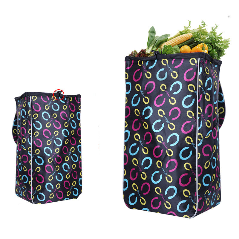 Shopping Bags For Trolley Cart Shopping Cart Woman Shopping Basket Trailer Portable Cart Large Shopping bags Foldable Handbag