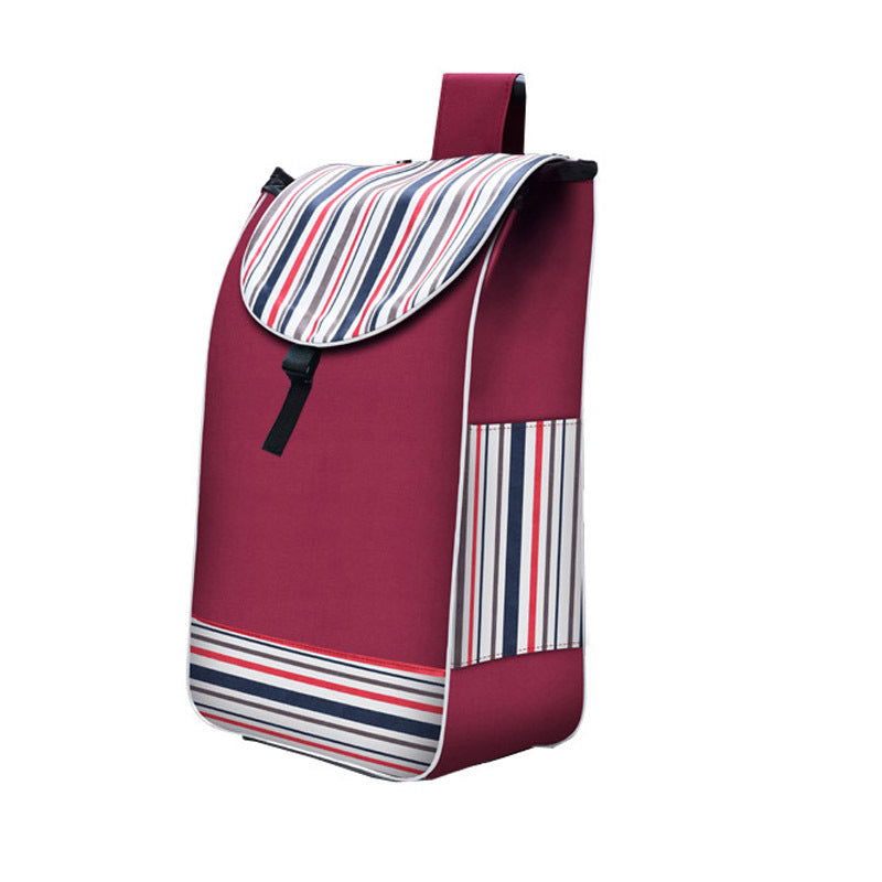 Shopping Bags For Trolley Cart Shopping Cart Woman Shopping Basket Trailer Portable Cart Large Shopping bags Foldable Handbag