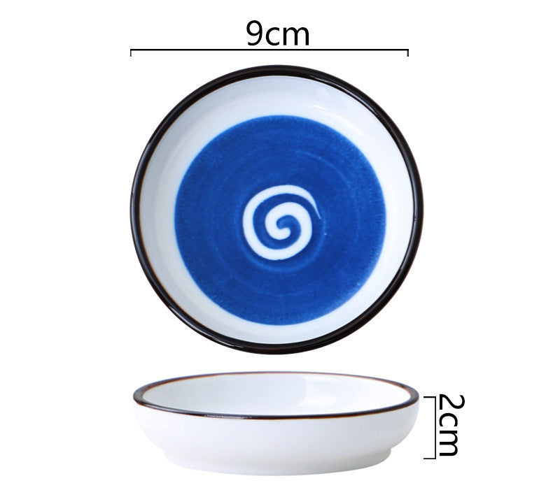 Ceramic Small Dish, Creative Seasoning Dish, Vinegar Dish, Soy Sauce Dish, Household Flavor Dish, Dipping Sauce Small Dish