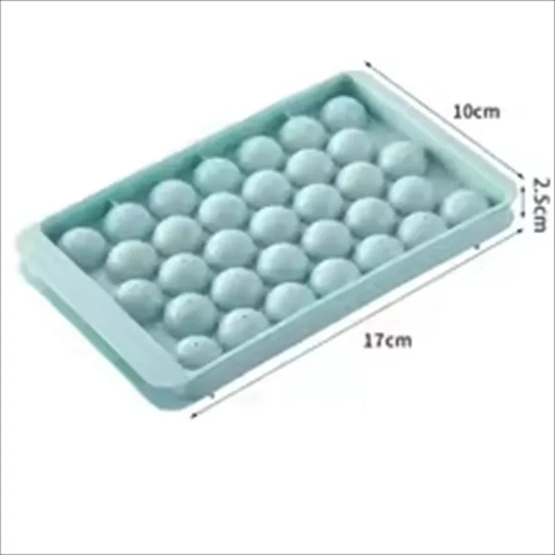 33 Ice Boll Hockey PP Mold Frozen Whiskey Ball Popsicle Ice Cube Tray Box Lollipop Making Gifts Kitchen Tools Accessories 1pcs