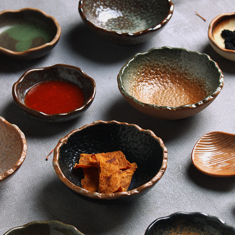 Irregular Vintage Ceramic Dipping Dish