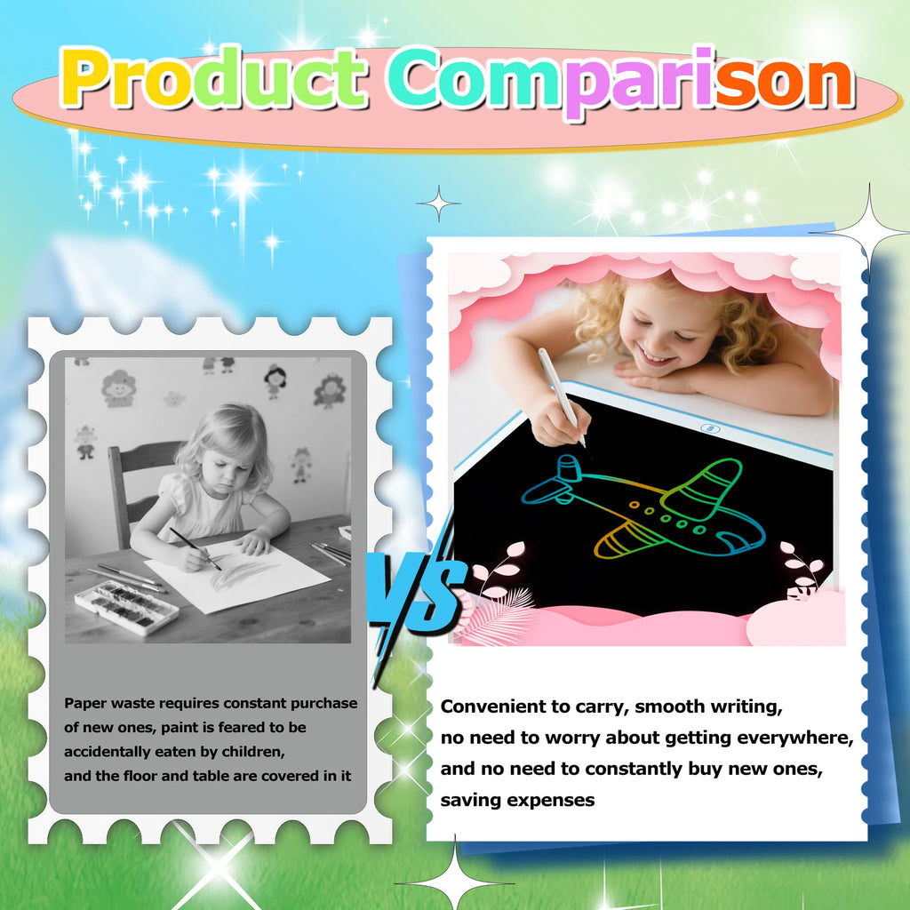 LCD Writing Tablet, Valentines Day Gifts For Kids,20 Inch Colorful Toddler Doodle Board Drawing Tablet, Erasable Reusable Electronic Drawing Pads, Educational And Learning Toys For Kids