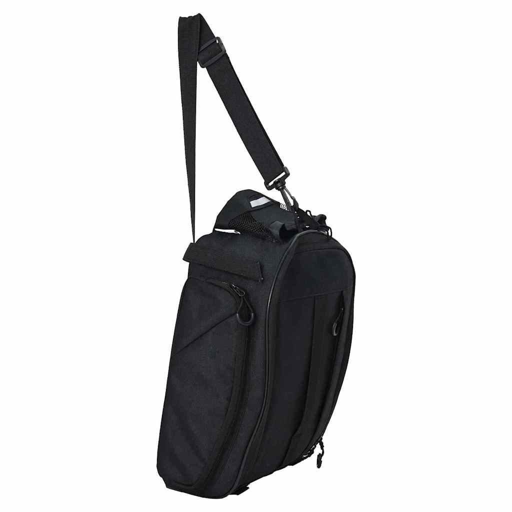 bicycle bag, black, 38 x 21 x 16 cm, polyester