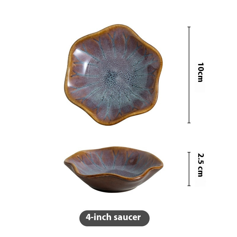 Kiln Baked Japanese Ceramic Sauce Dish Household