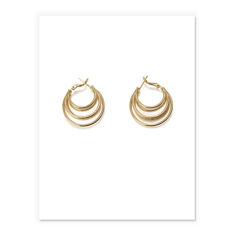 Gold-plated earrings