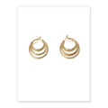 Gold-plated earrings