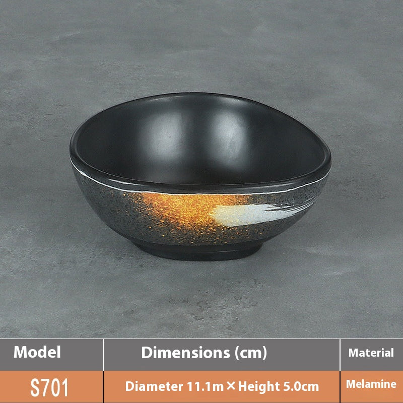 Japanese Melamine Dish Hot Pot Seasoning Bowl
