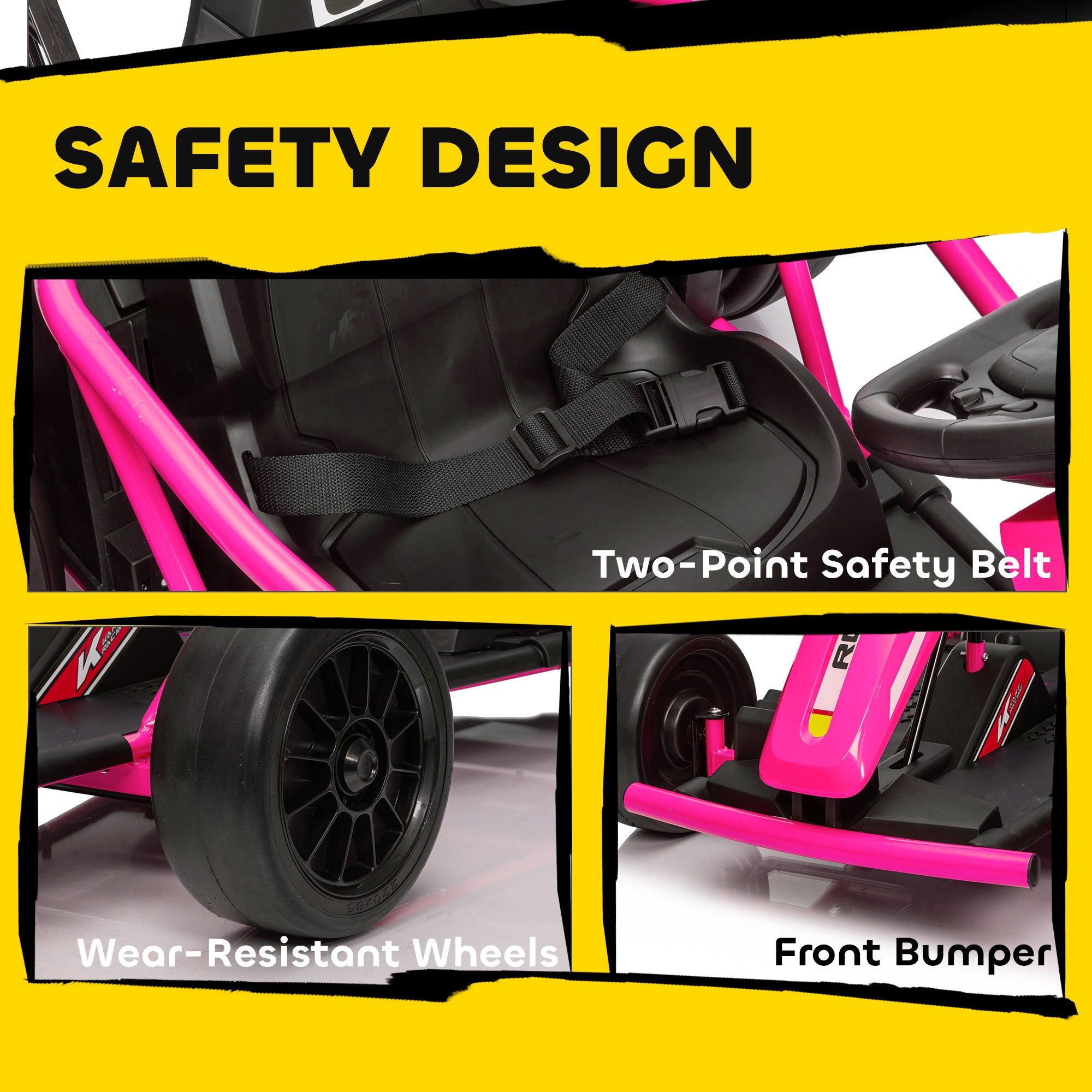 24V 7AH Kids Electric Go Kart