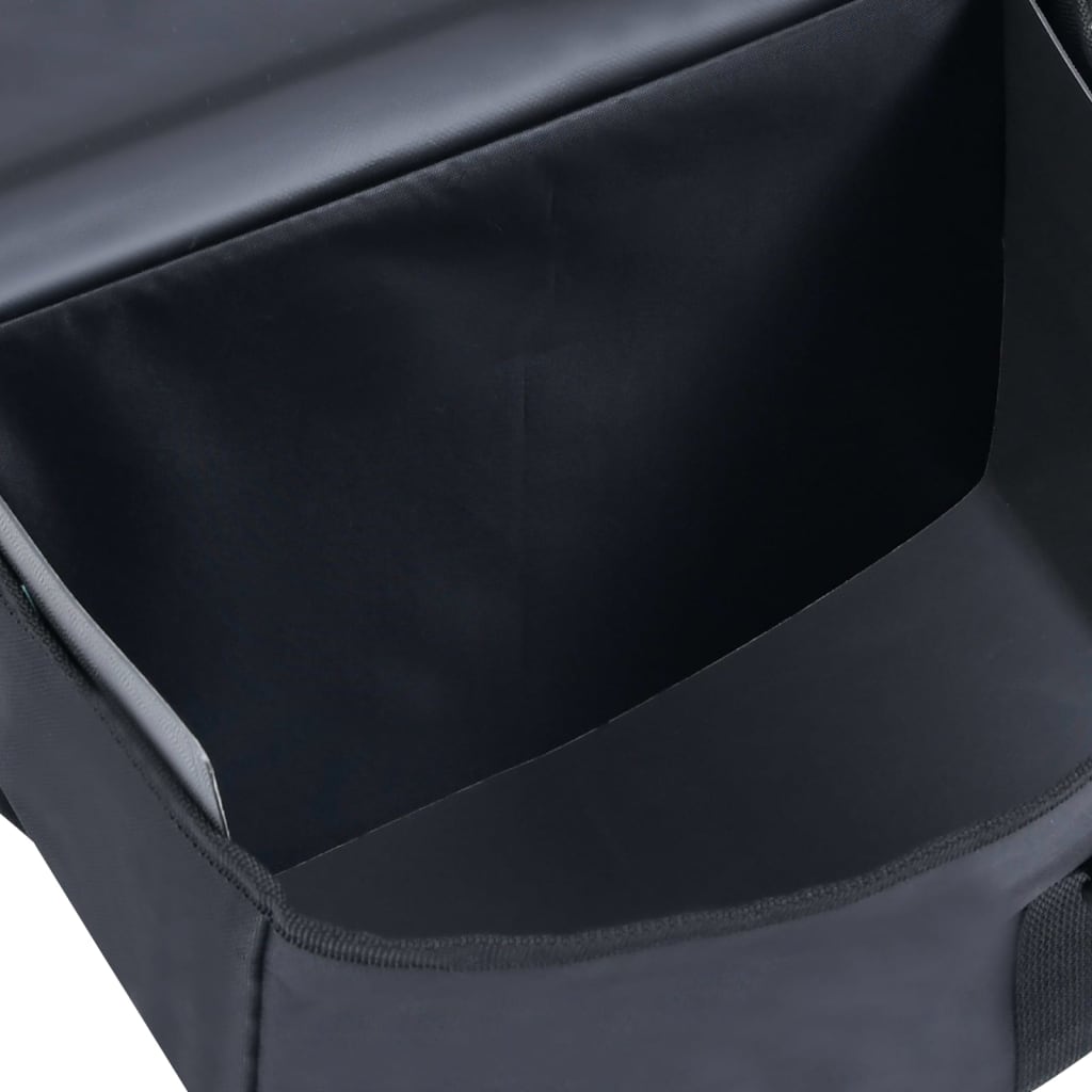 Double Bicycle Pannier for Luggage Rack, Waterproof, 35 L, Black
