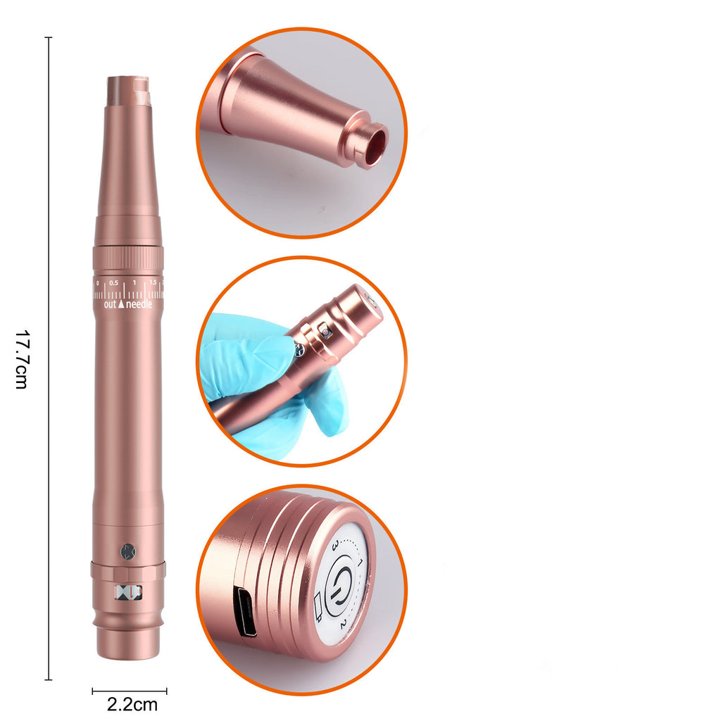 Wireless Rechargeable Embroidery Machine Micro-needling Instrument