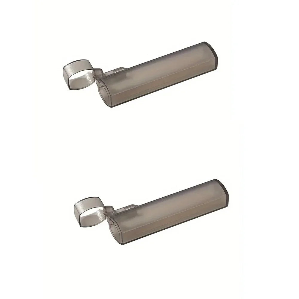 Portable Toothpick Case 1/2pcs Plastic Kitchen Restaurant Supplies for Outdoor Travel Transparent Clear Toothpick Storage Case