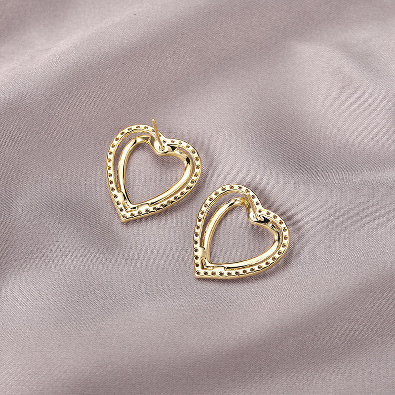 Fashion Simple Temperament Earrings Net Red Earrings Irregular Earrings