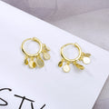 Light luxury earrings silver earrings