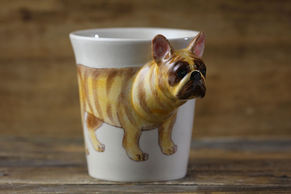 Thailand Hand Painted Animal Mug