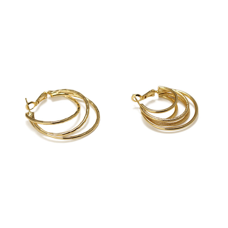 Gold-plated earrings