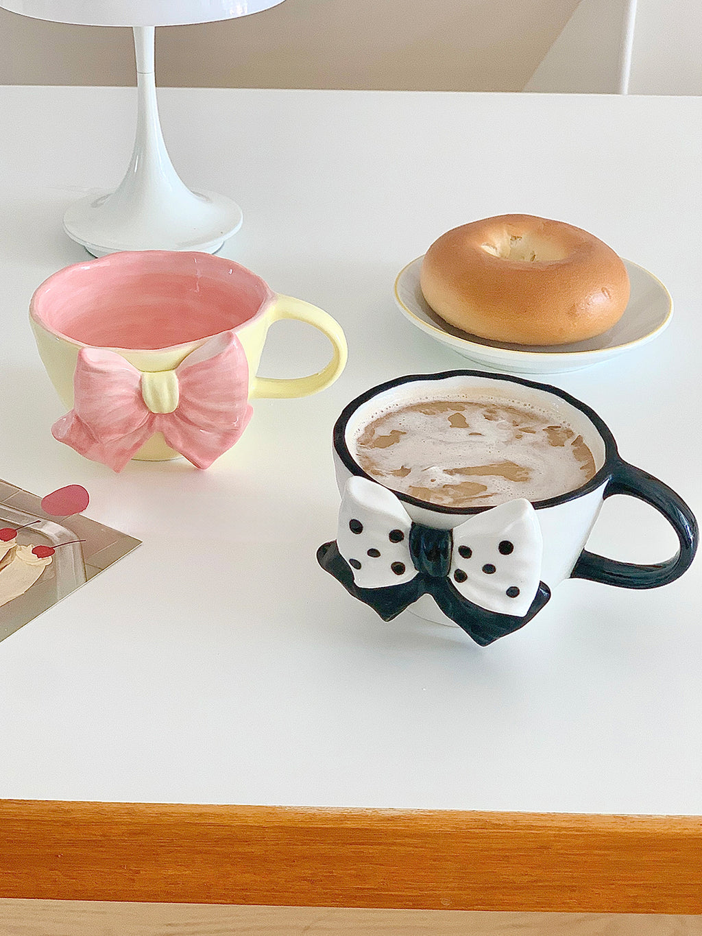 Bowknot Girl Heart Ceramic Mug
