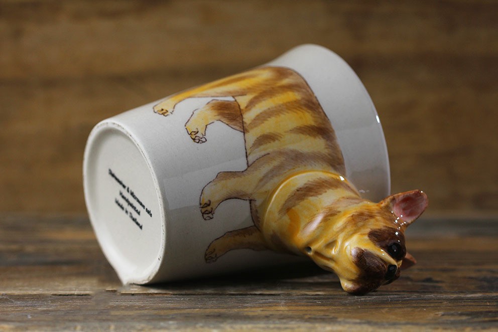 Thailand Hand Painted Animal Mug