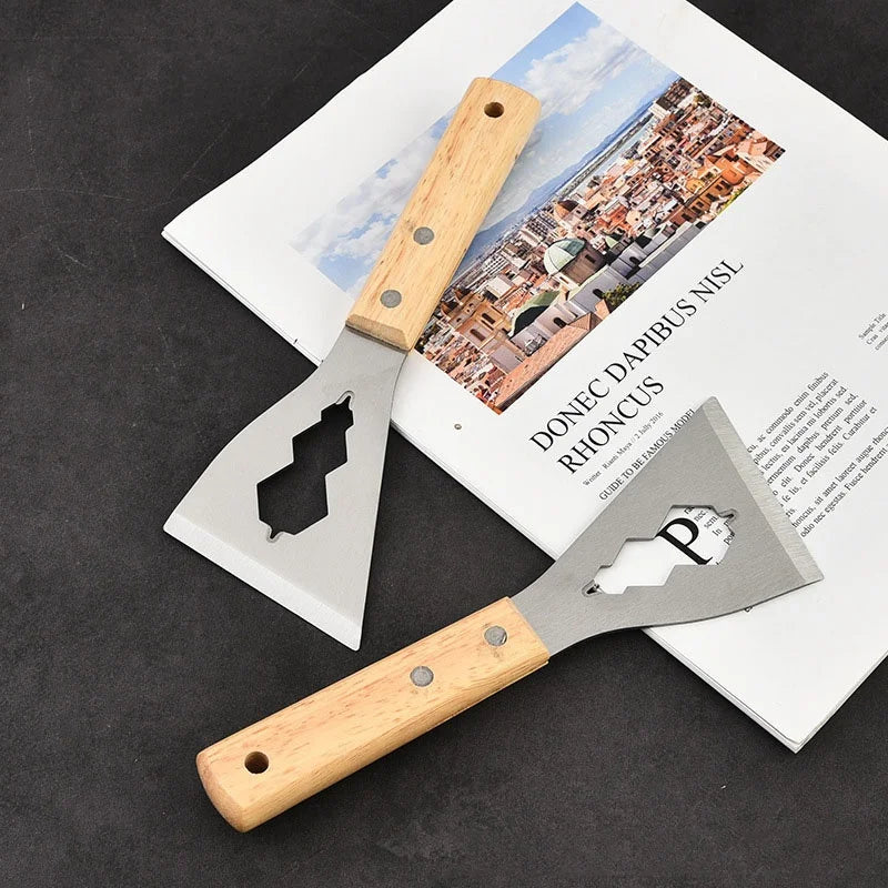 Multi-functional Shovel Long Handle Shovel Thickened Stainless Steel Kitchen Cleaning Tool Household Shovel for Scraping Dust