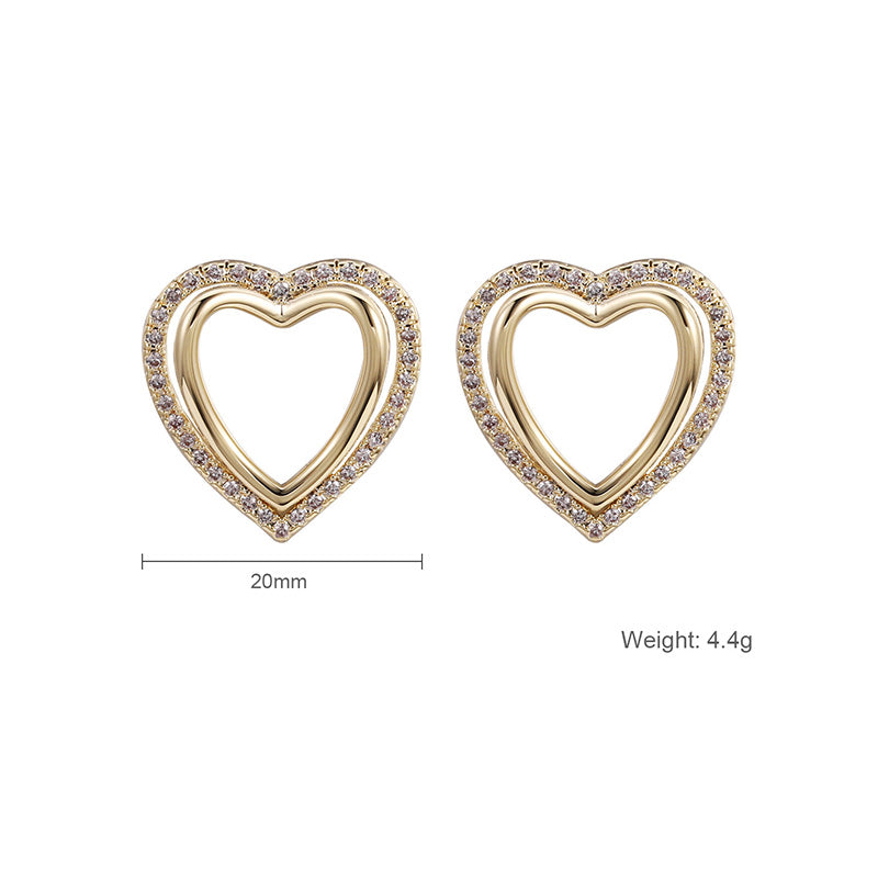 Fashion Simple Temperament Earrings Net Red Earrings Irregular Earrings