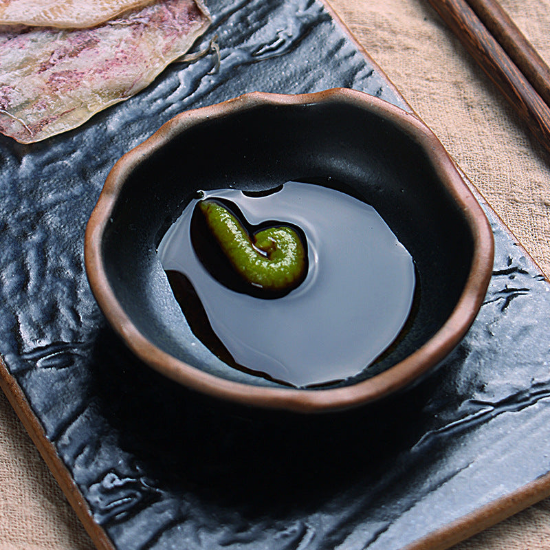 Irregular Vintage Ceramic Dipping Dish