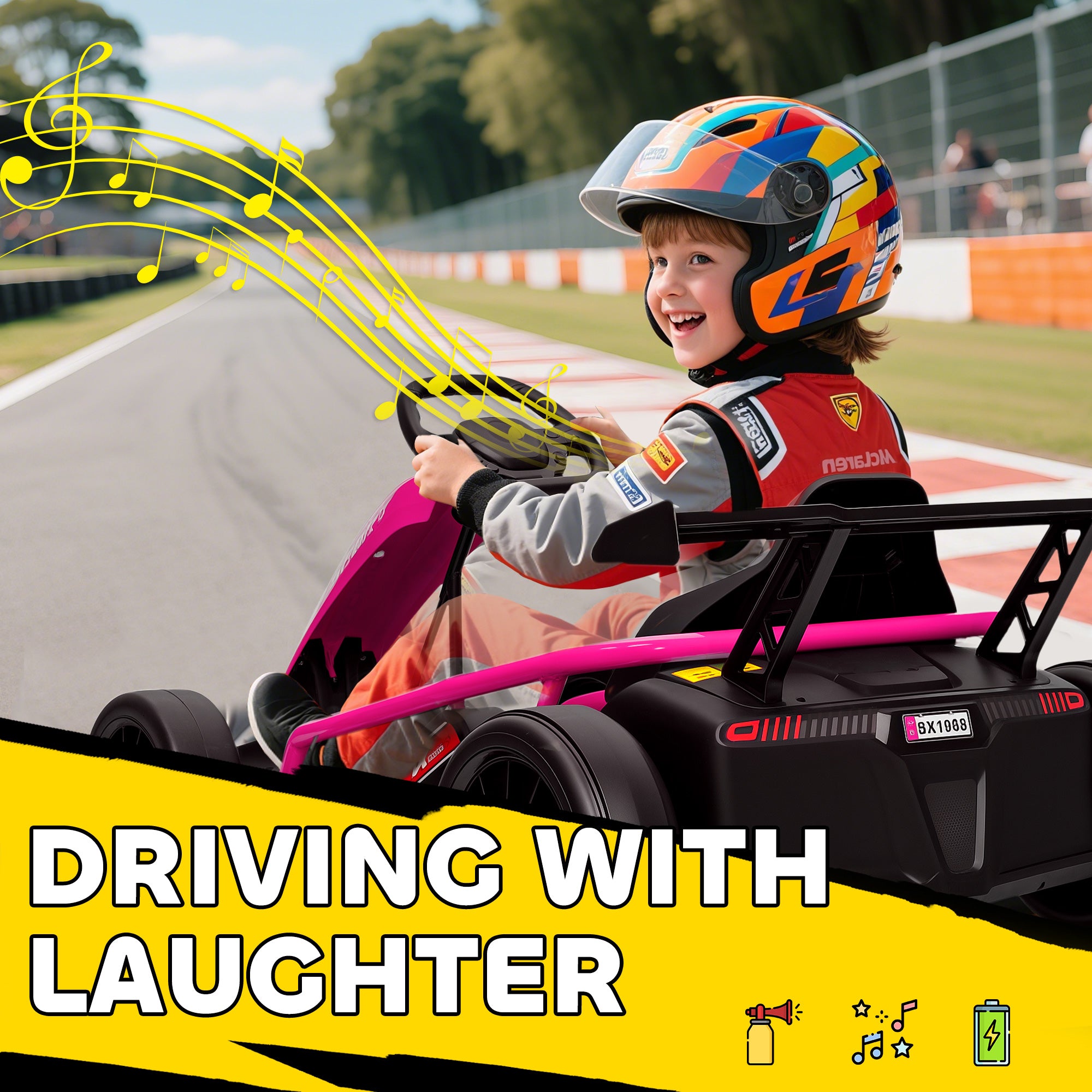 24V 7AH Kids Electric Go Kart