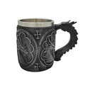 3D Skull Mug A Resin-Infused Double-Walled Stainless Steel Mug For Coffee And Water