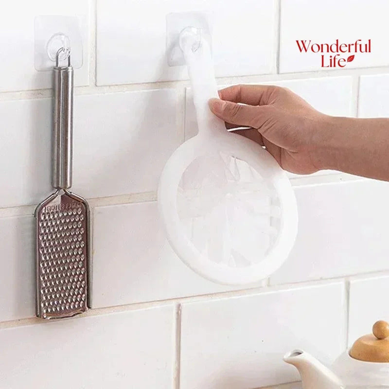 1Pcs 400Mesh Reusable Nylon Ultra Fine Filter Mesh Strainer Spoon Sieve Soy Milk Juice Coffee Food Filter Kitchen Colander