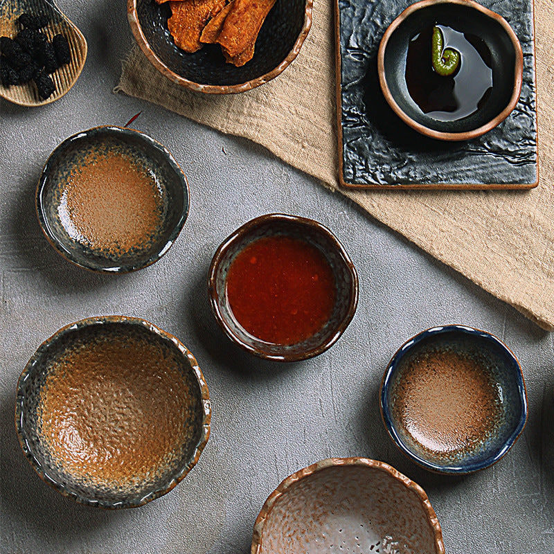 Irregular Vintage Ceramic Dipping Dish