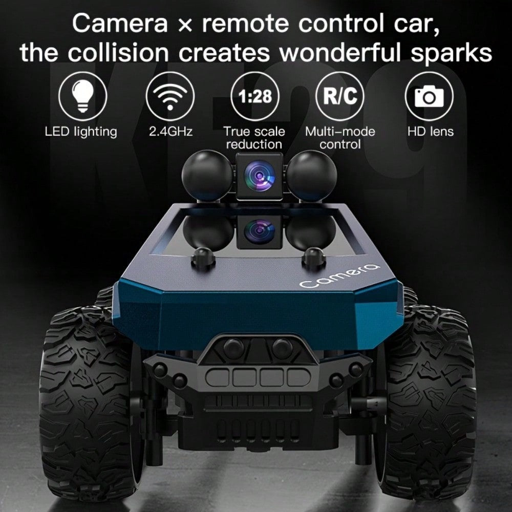 High-Speed Remote Control Racing Car W Lights, Off-Road Drift Buggy For Kids & Adults, Ideal Holiday & Year-End Gift Set, No Camera