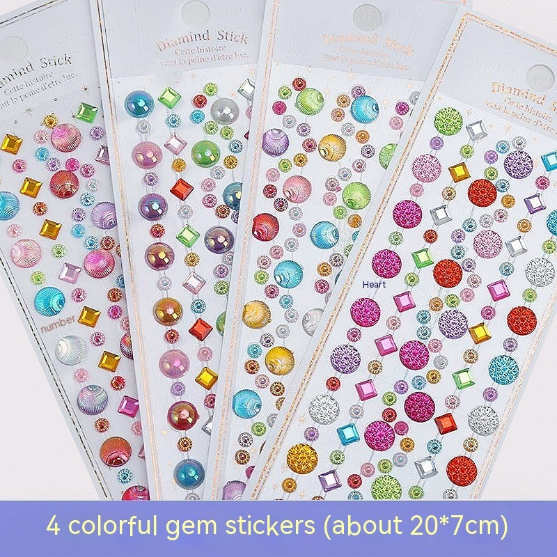 Kids Stickers Reward Diamond Stereo