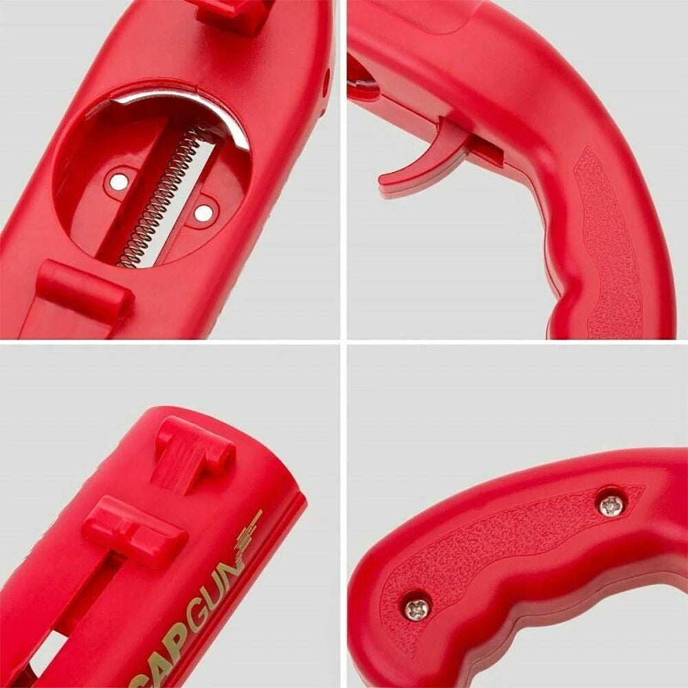 Cap Gun Beer Bottle Opener Portable Beverage Drinking Opening Gun Cap Launcher Kitchen Party Supply Bar Tool Kitchen Accessories