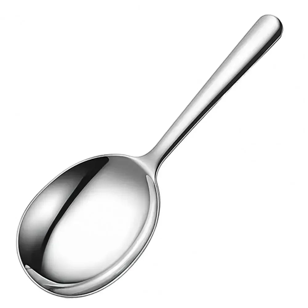 1pc Heavy-Duty Commercial/Home Kitchen Spoons/Large Serving Spoon with Heat-Resistant Short Handle Drain Holes for Easy Cleaning