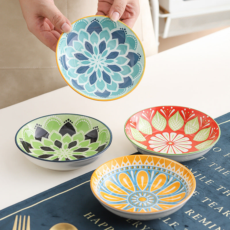 Bohemian Ceramic Sauce Dish Spit Bones