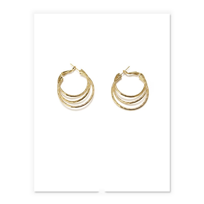 Gold-plated earrings