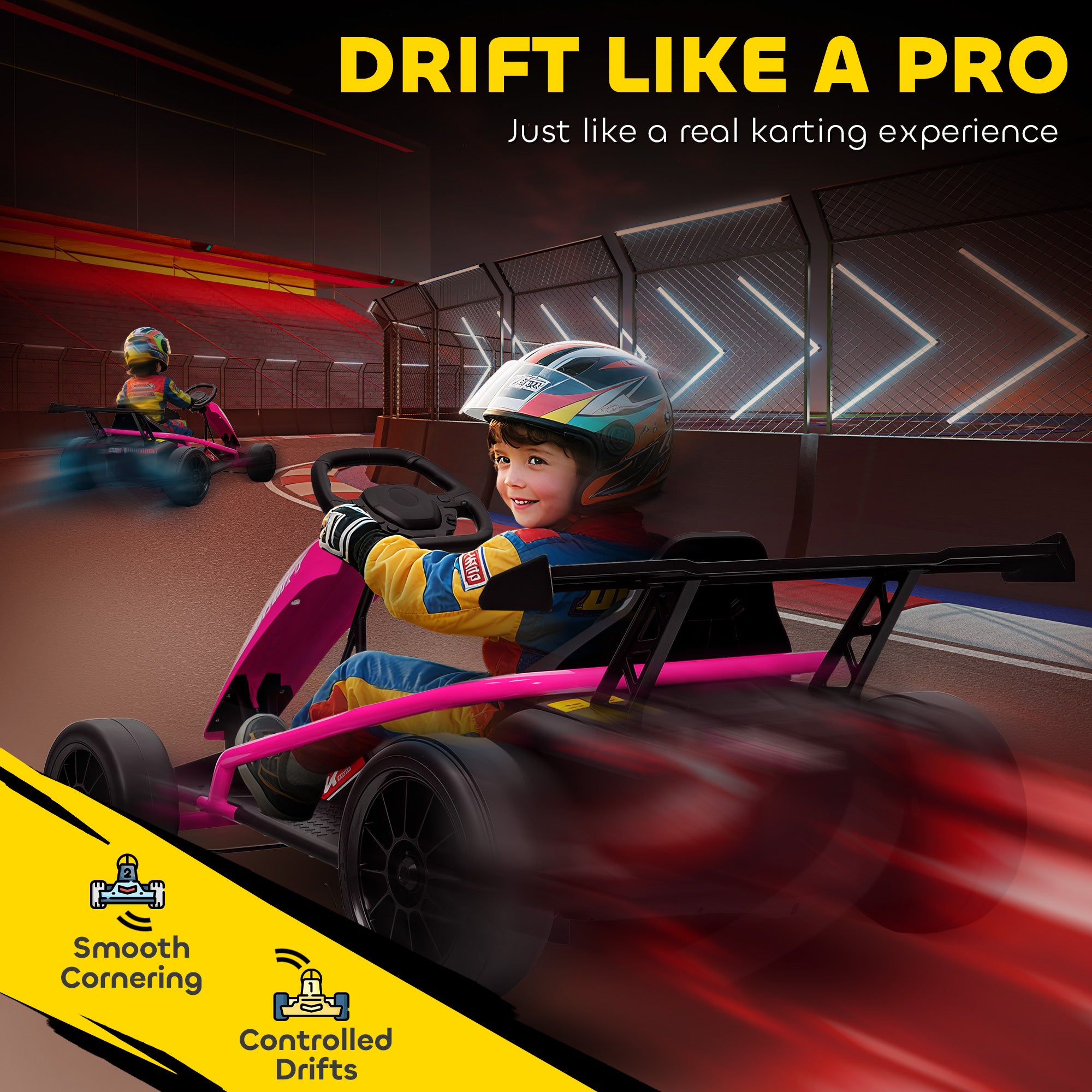 24V 7AH Kids Electric Go Kart