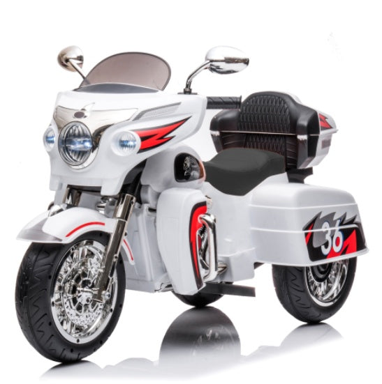 Kids Motorcycle,ride On Motorcycle,Kids Electric Motorcycle 12V Two Seat Motorcycle For Kids, Motorbike For Kids With Key Start 3 Wheels Headlight Storage Box Two Motor Two Seat